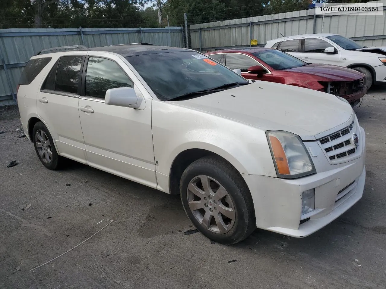 2009 Cadillac Srx VIN: 1GYEE637890103564 Lot: 74630673