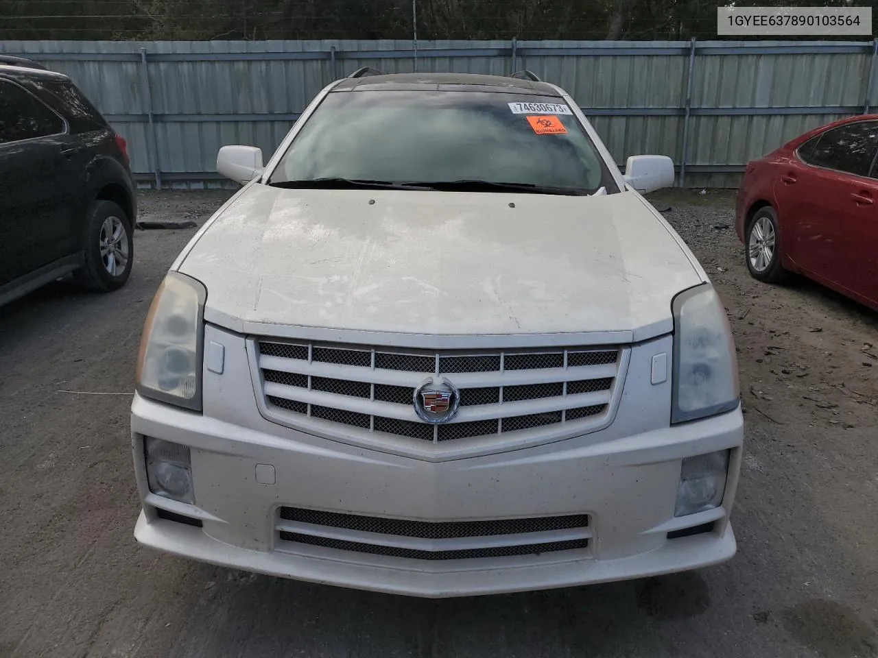 2009 Cadillac Srx VIN: 1GYEE637890103564 Lot: 74630673