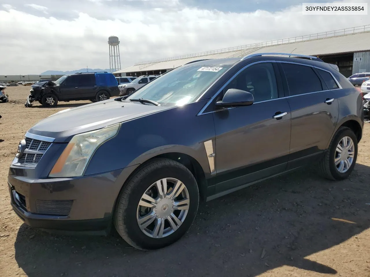 2010 Cadillac Srx Luxury Collection VIN: 3GYFNDEY2AS535854 Lot: 47172154