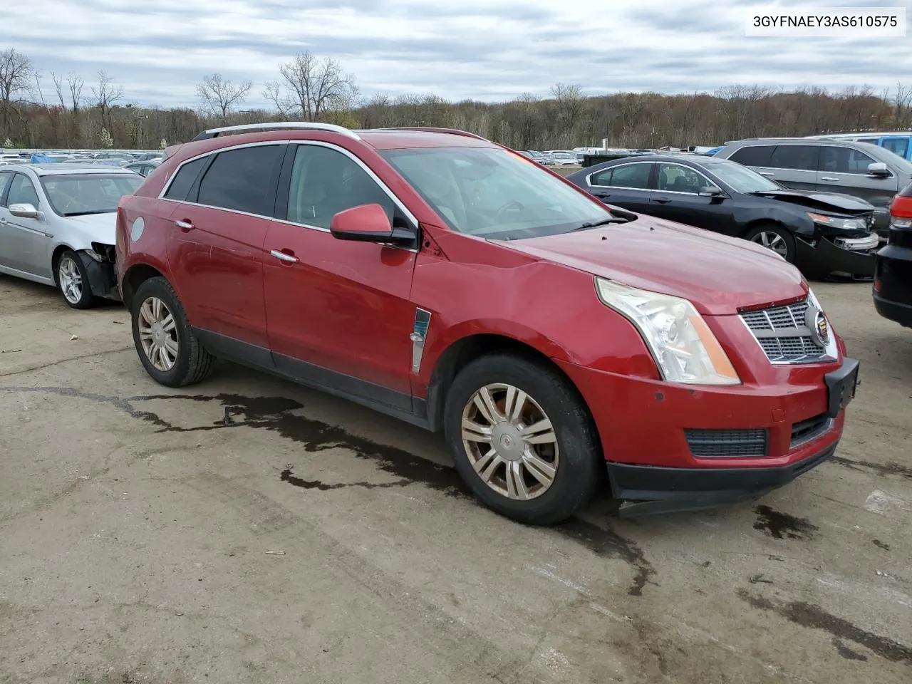 3GYFNAEY3AS610575 2010 Cadillac Srx Luxury Collection