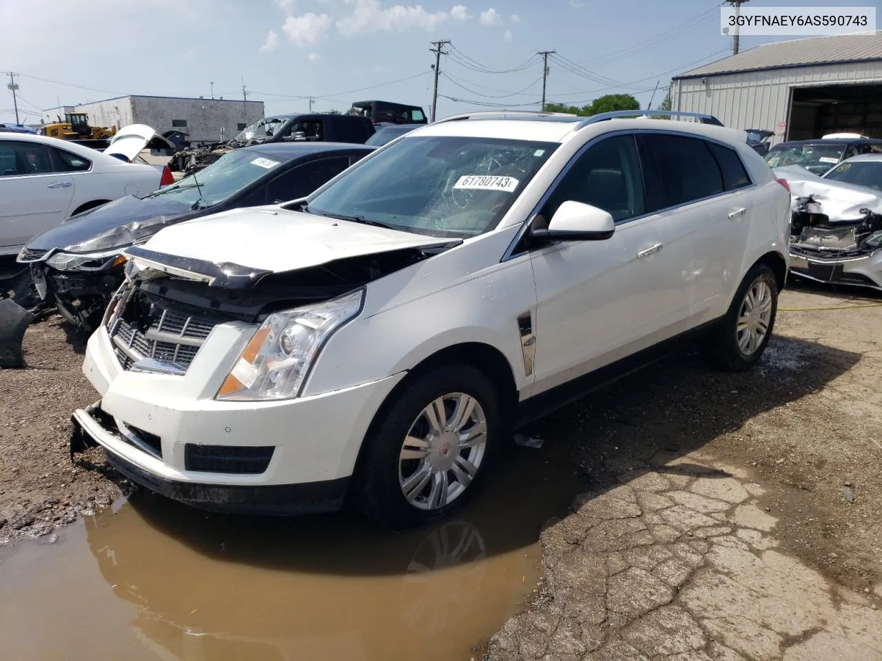 3GYFNAEY6AS590743 2010 Cadillac Srx Luxury Collection