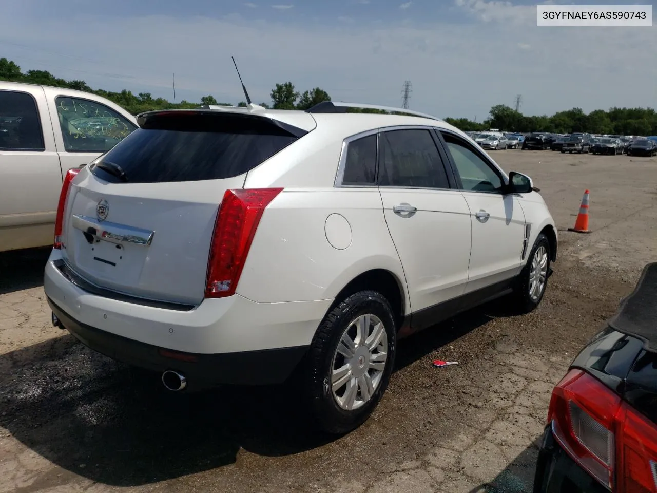 3GYFNAEY6AS590743 2010 Cadillac Srx Luxury Collection