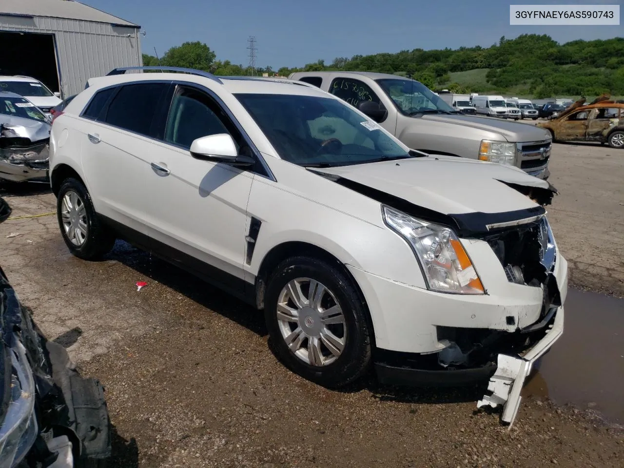 3GYFNAEY6AS590743 2010 Cadillac Srx Luxury Collection