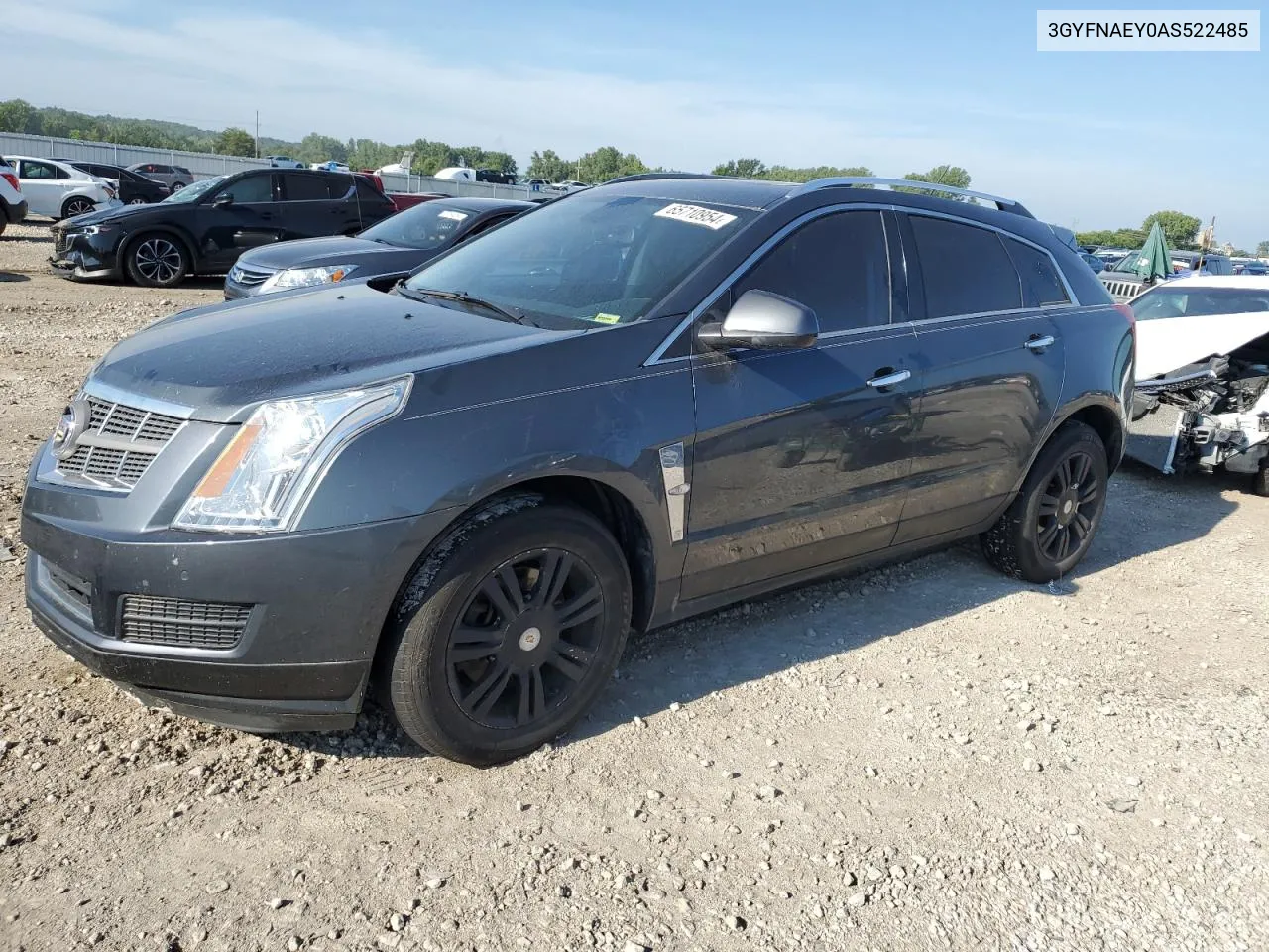 2010 Cadillac Srx Luxury Collection VIN: 3GYFNAEY0AS522485 Lot: 65710954