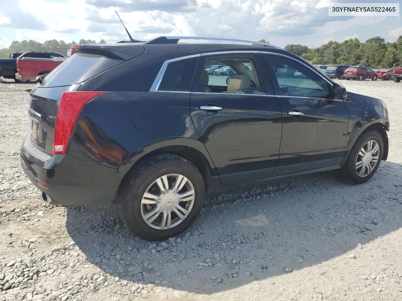 3GYFNAEY5AS522465 2010 Cadillac Srx Luxury Collection