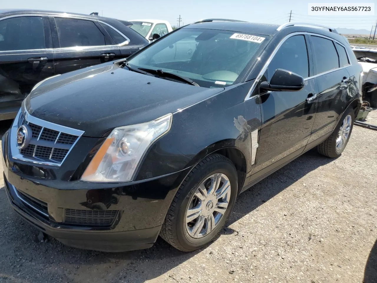 3GYFNAEY6AS567723 2010 Cadillac Srx Luxury Collection