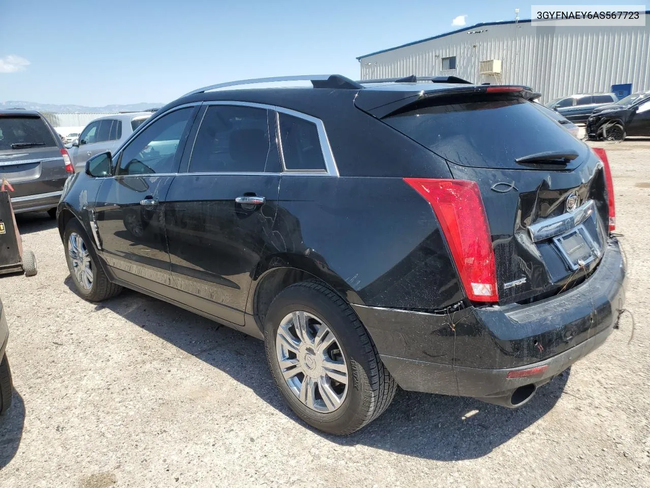 3GYFNAEY6AS567723 2010 Cadillac Srx Luxury Collection