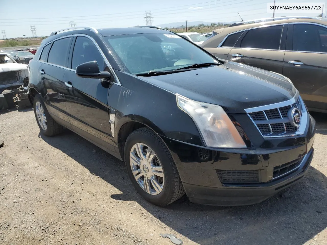 3GYFNAEY6AS567723 2010 Cadillac Srx Luxury Collection