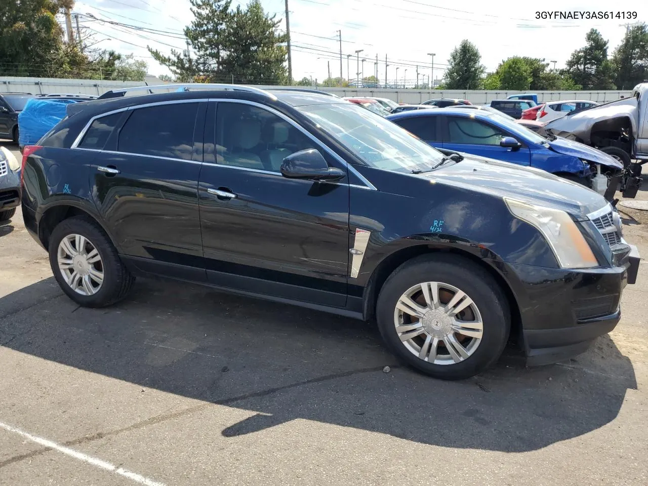 2010 Cadillac Srx Luxury Collection VIN: 3GYFNAEY3AS614139 Lot: 70223314