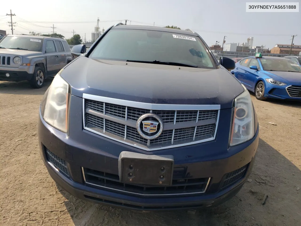 2010 Cadillac Srx Luxury Collection VIN: 3GYFNDEY7AS651888 Lot: 70830704