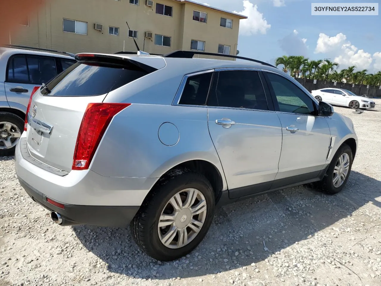 2010 Cadillac Srx VIN: 3GYFNGEY2AS522734 Lot: 70875344