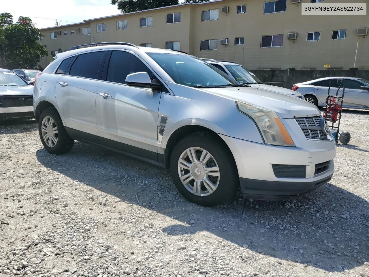 2010 Cadillac Srx VIN: 3GYFNGEY2AS522734 Lot: 70875344