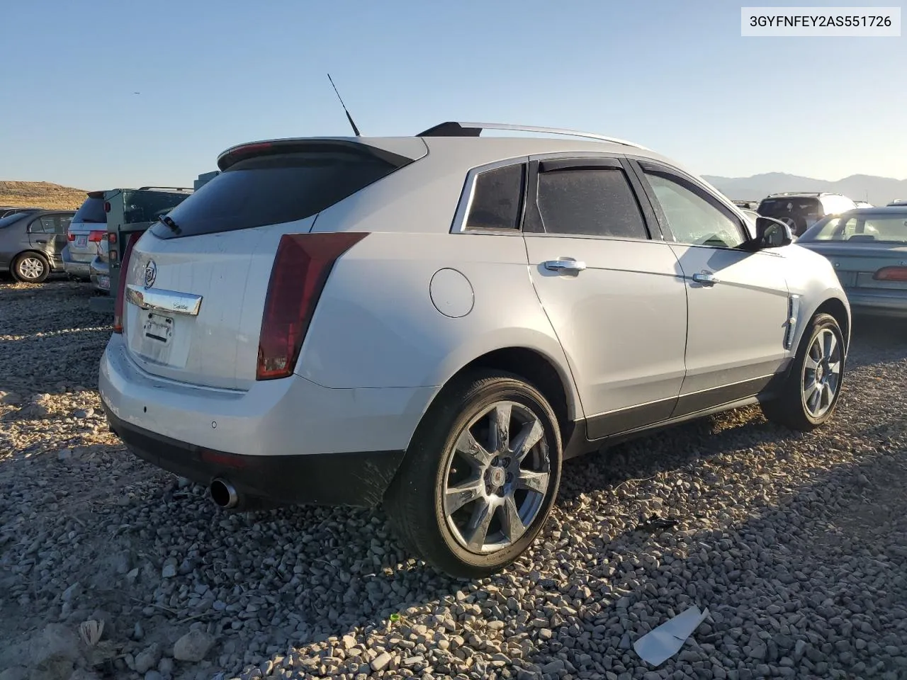 2010 Cadillac Srx Premium Collection VIN: 3GYFNFEY2AS551726 Lot: 71620694