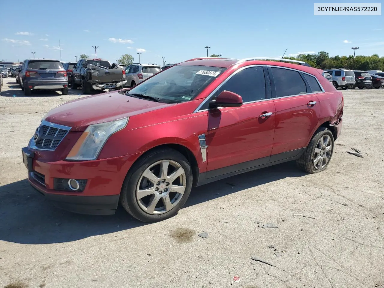 2010 Cadillac Srx Performance Collection VIN: 3GYFNJE49AS572220 Lot: 71650574