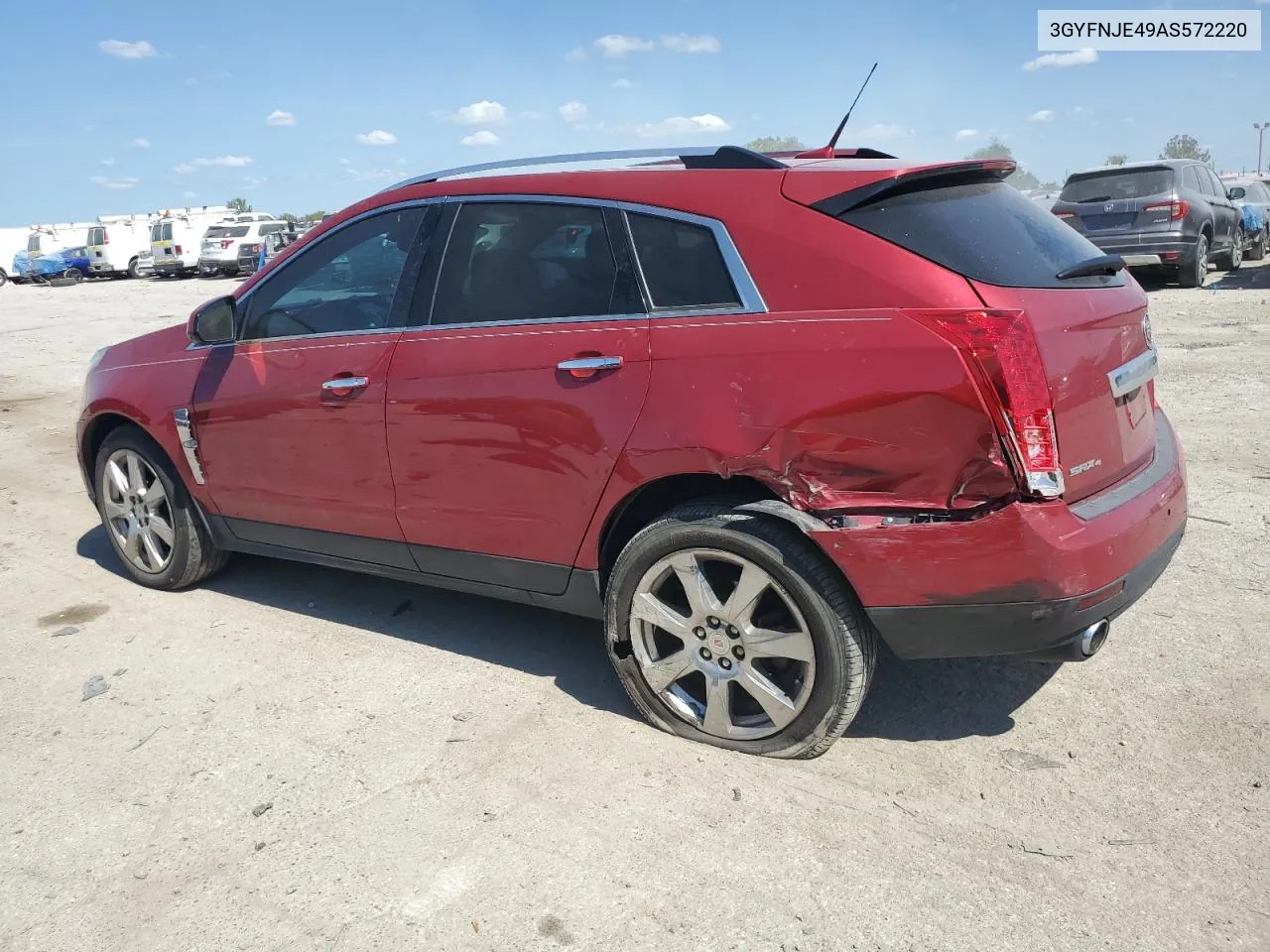 2010 Cadillac Srx Performance Collection VIN: 3GYFNJE49AS572220 Lot: 71650574