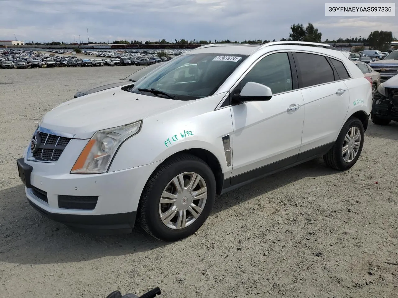 2010 Cadillac Srx Luxury Collection VIN: 3GYFNAEY6AS597336 Lot: 71907674