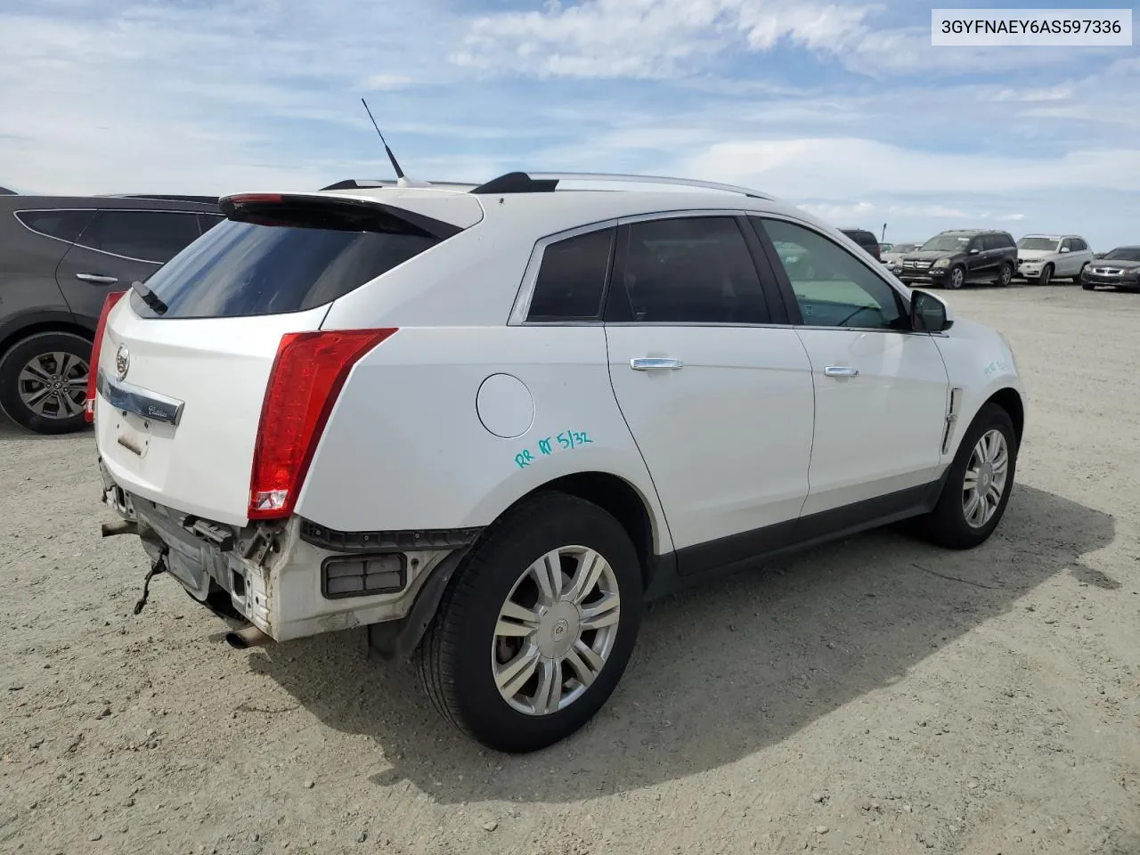 2010 Cadillac Srx Luxury Collection VIN: 3GYFNAEY6AS597336 Lot: 71907674