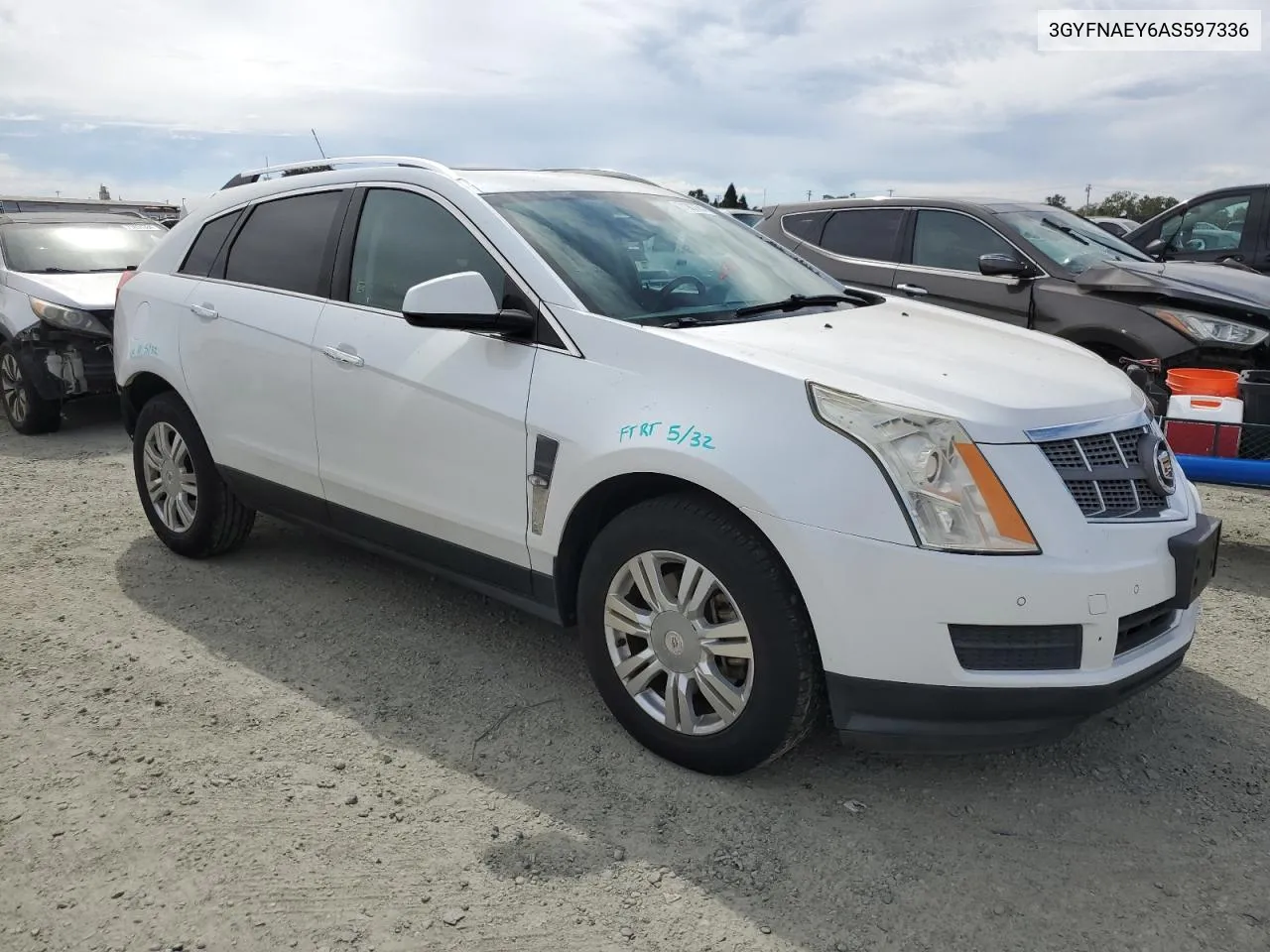 2010 Cadillac Srx Luxury Collection VIN: 3GYFNAEY6AS597336 Lot: 71907674