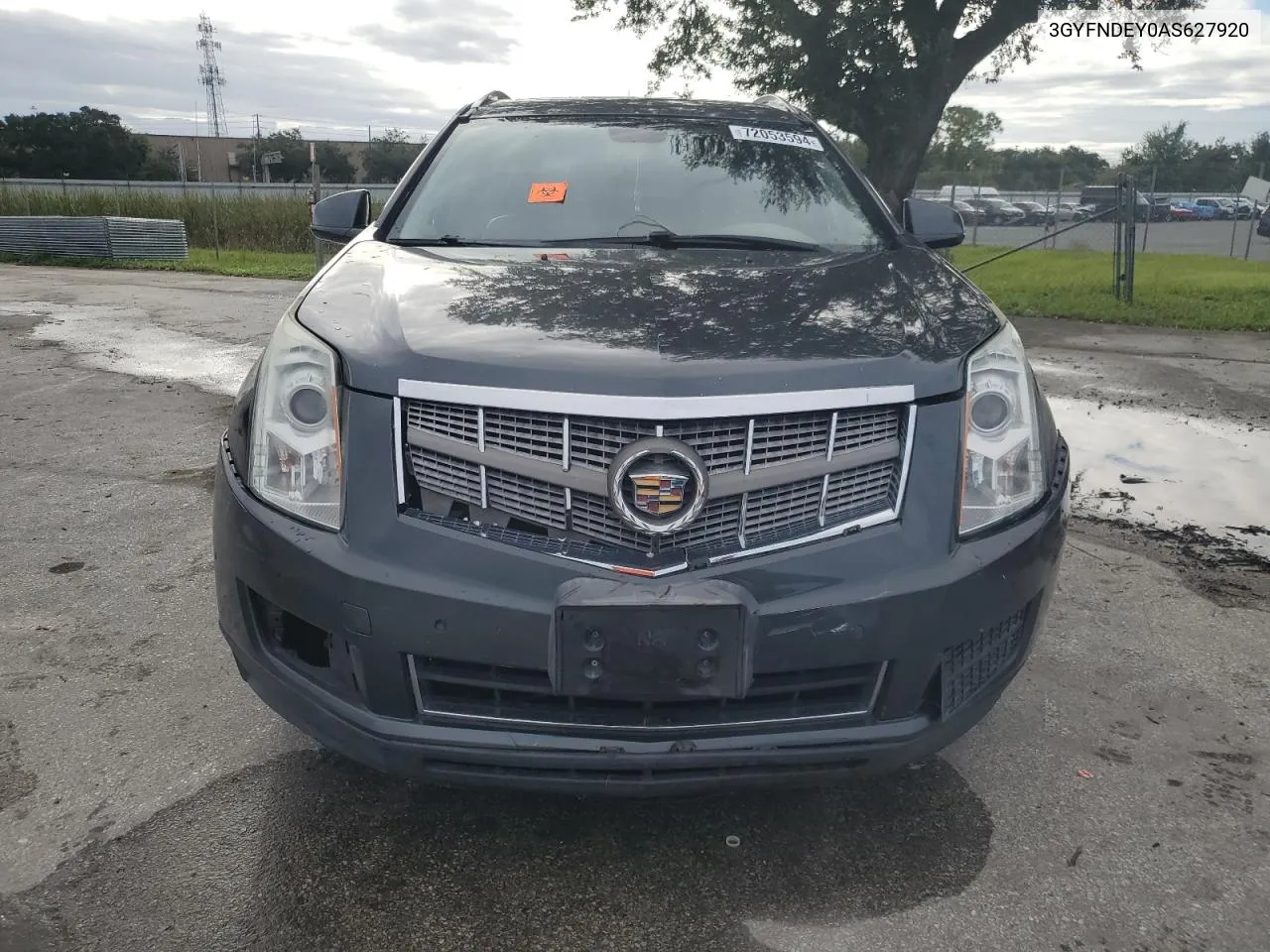 2010 Cadillac Srx Luxury Collection VIN: 3GYFNDEY0AS627920 Lot: 72053594