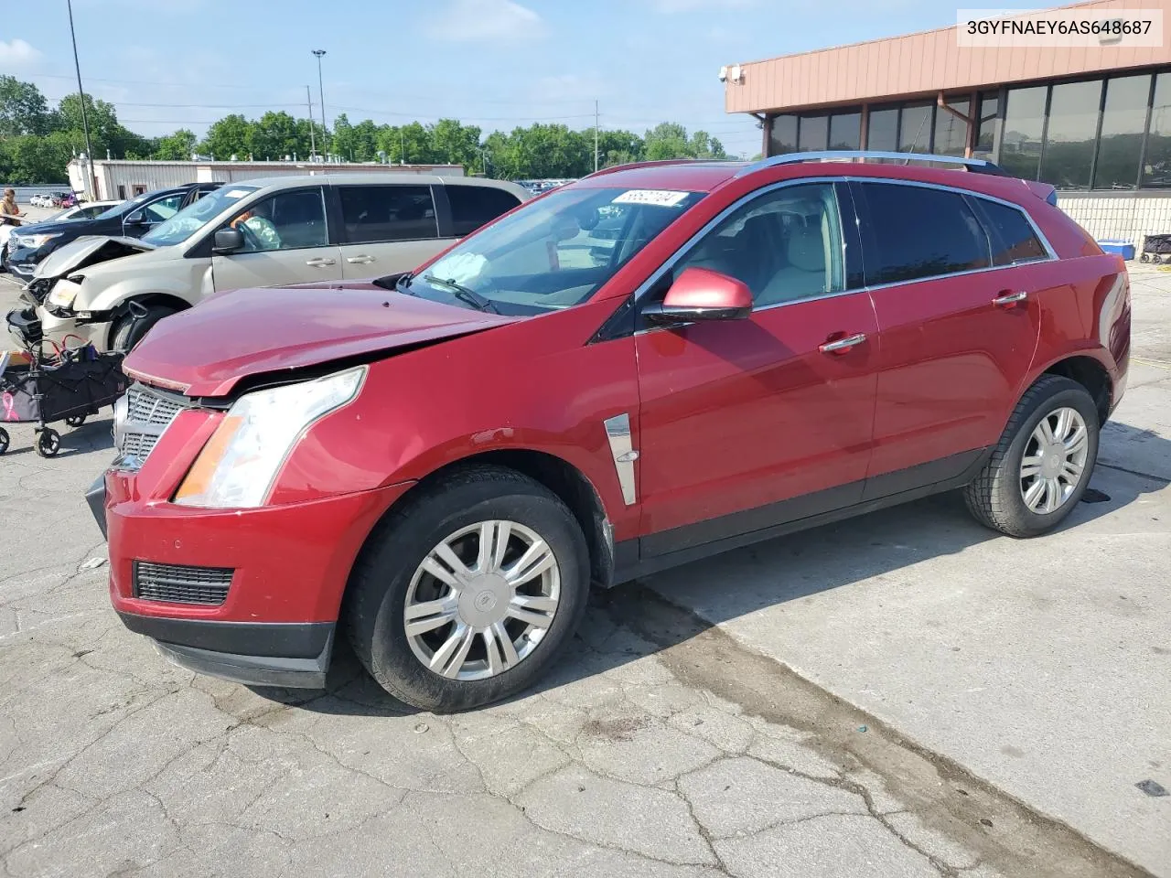 3GYFNAEY6AS648687 2010 Cadillac Srx Luxury Collection