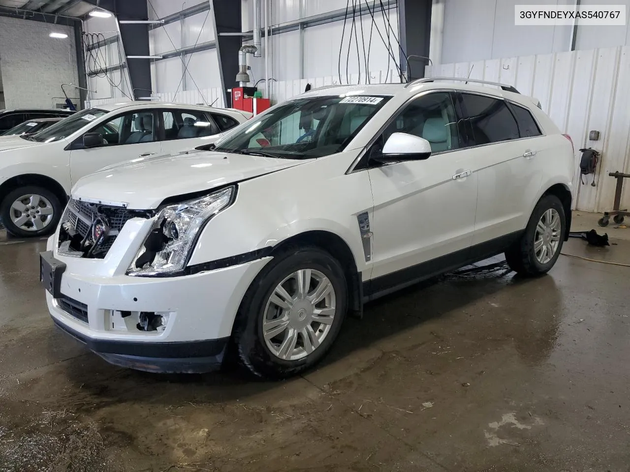 2010 Cadillac Srx Luxury Collection VIN: 3GYFNDEYXAS540767 Lot: 72270914