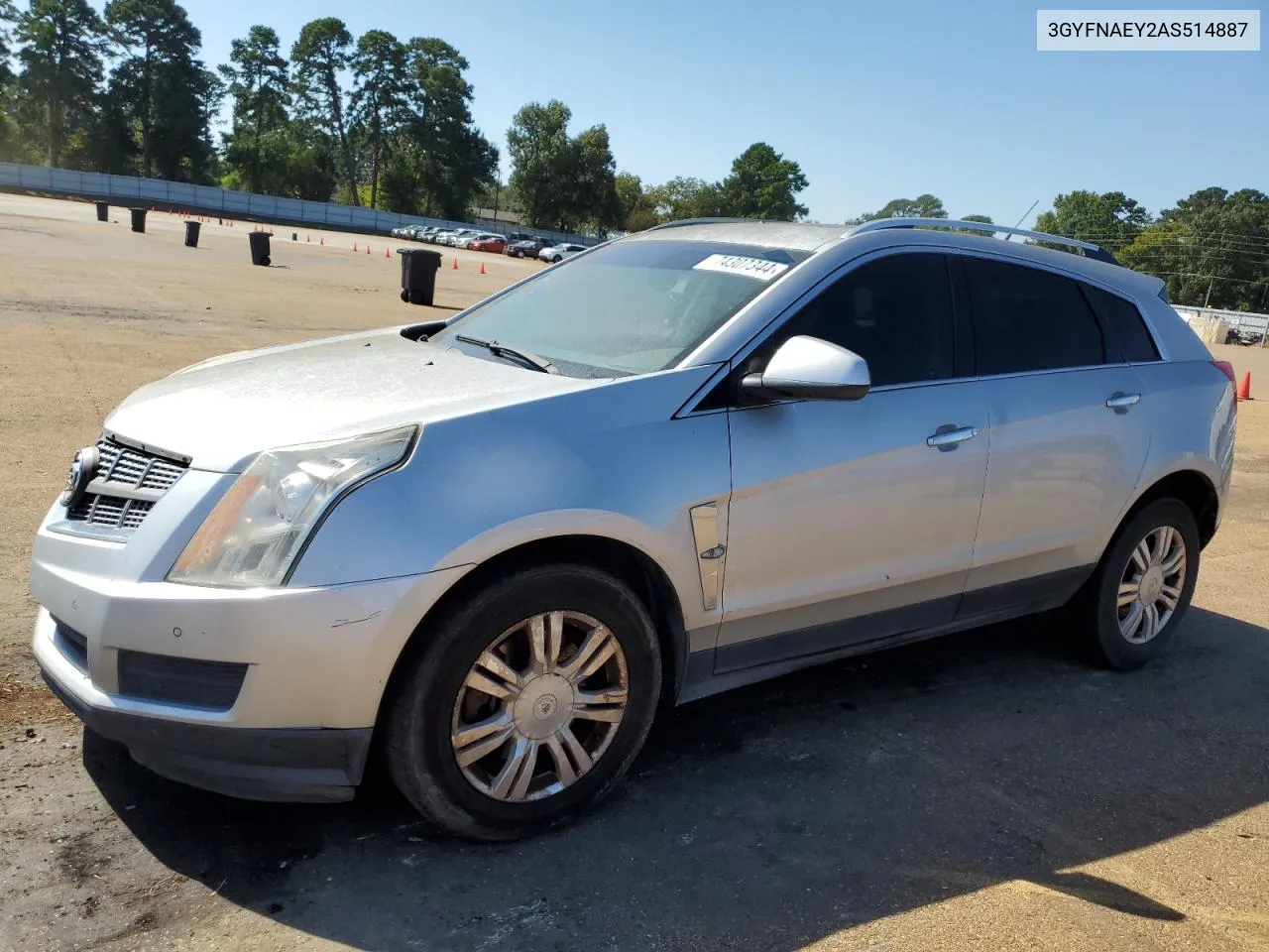 2010 Cadillac Srx Luxury Collection VIN: 3GYFNAEY2AS514887 Lot: 74307344