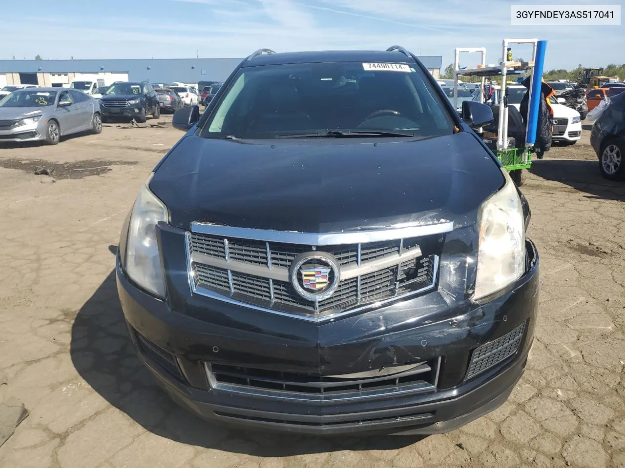 2010 Cadillac Srx Luxury Collection VIN: 3GYFNDEY3AS517041 Lot: 74490114