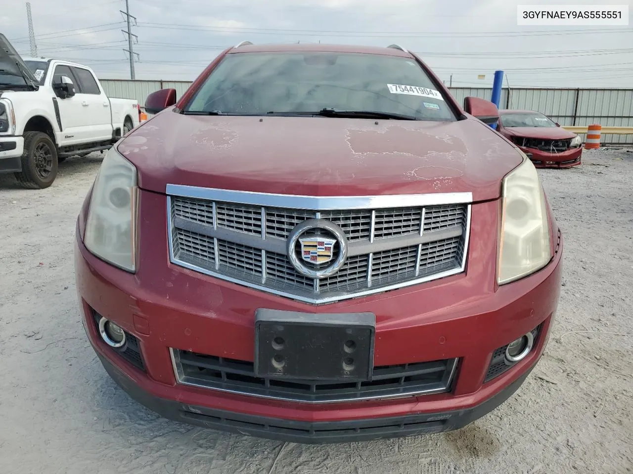 2010 Cadillac Srx Luxury Collection VIN: 3GYFNAEY9AS555551 Lot: 75441904