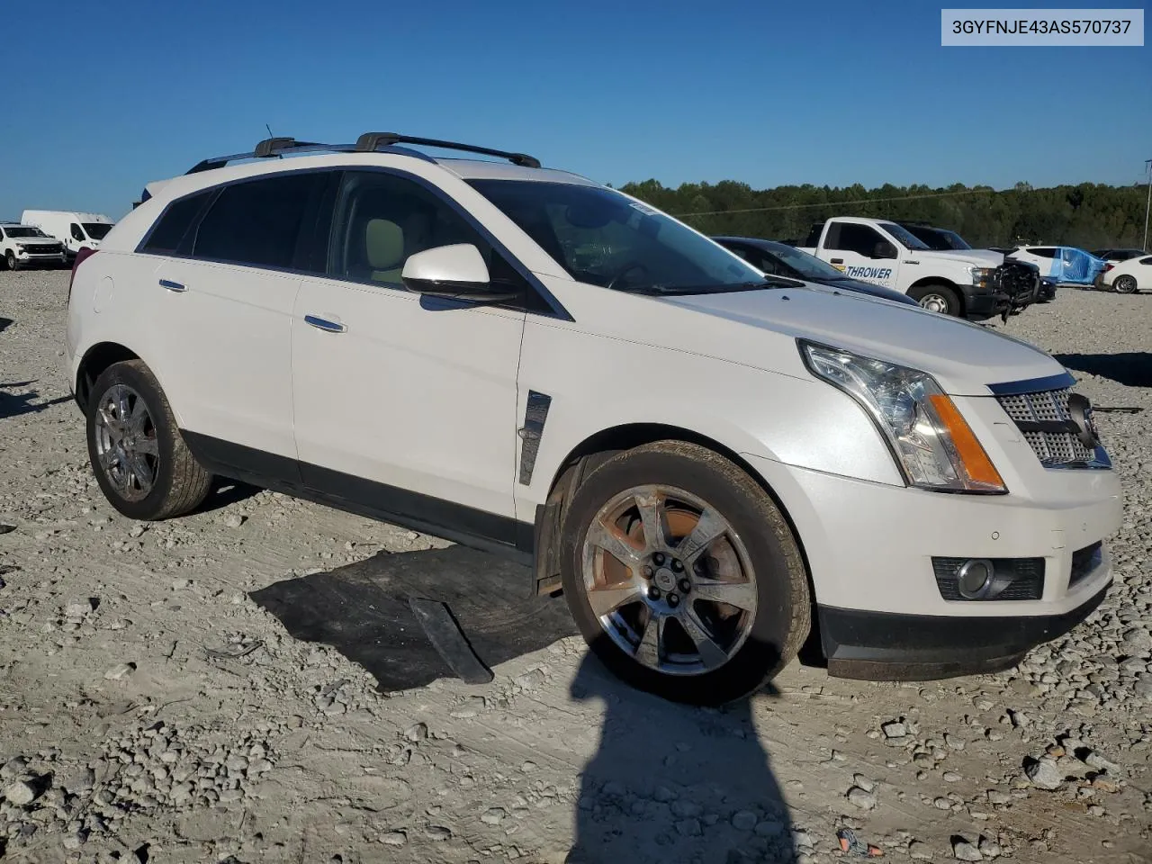 2010 Cadillac Srx Performance Collection VIN: 3GYFNJE43AS570737 Lot: 75838384