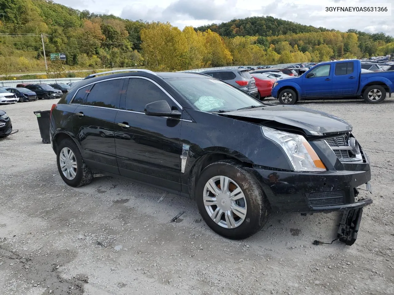 2010 Cadillac Srx Luxury Collection VIN: 3GYFNAEY0AS631366 Lot: 75990064