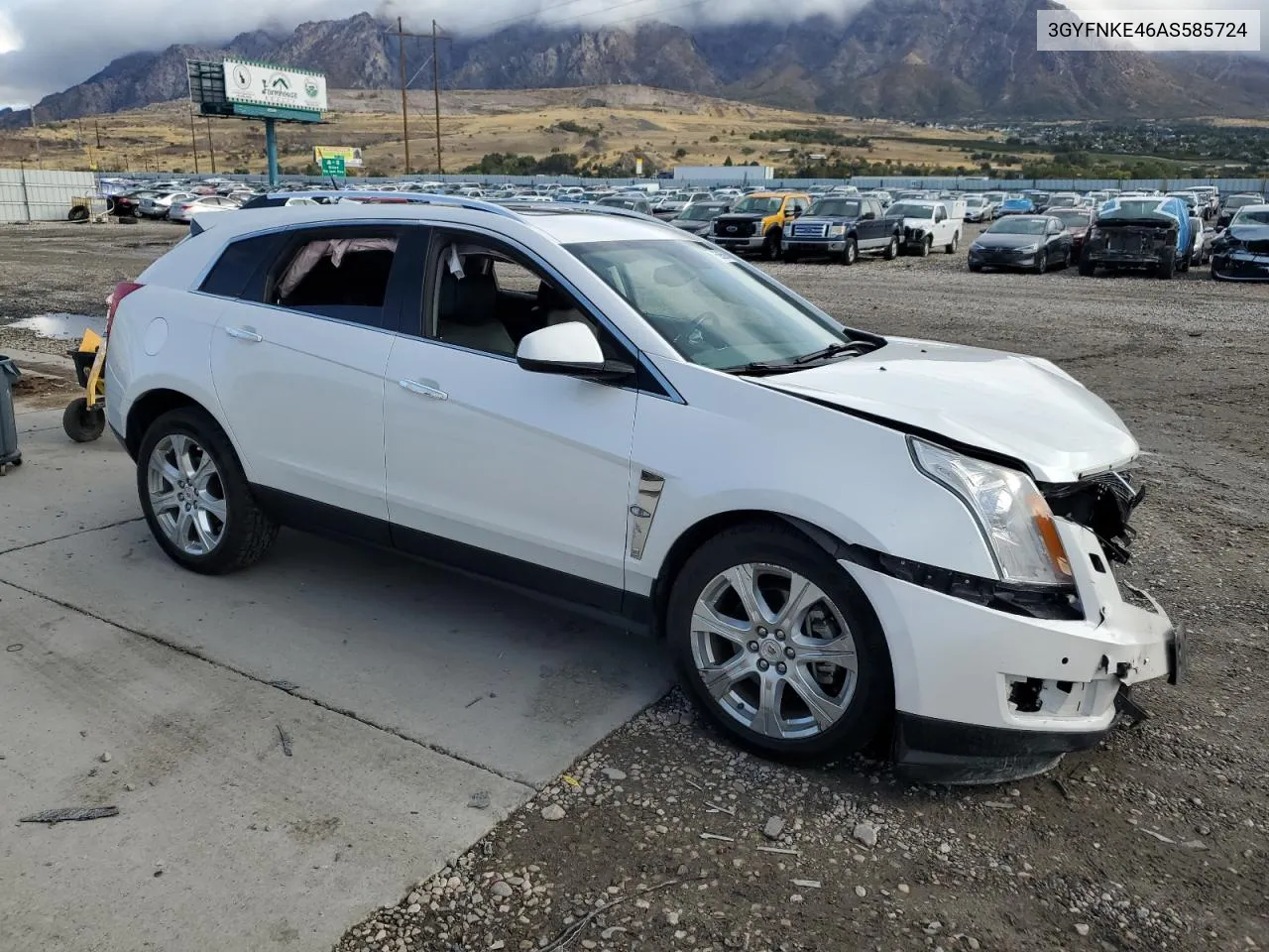 2010 Cadillac Srx Premium Collection VIN: 3GYFNKE46AS585724 Lot: 76935904