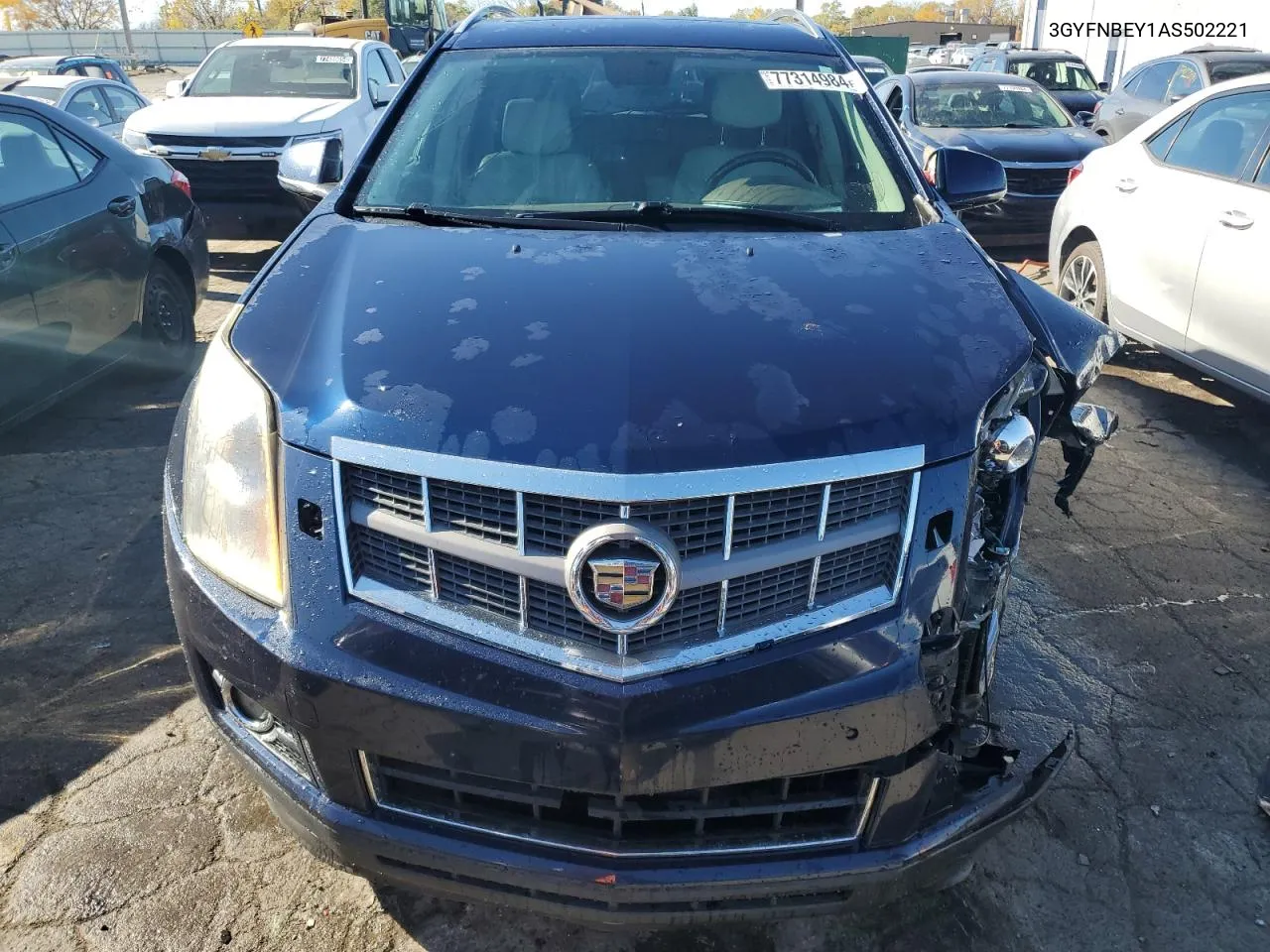 2010 Cadillac Srx Performance Collection VIN: 3GYFNBEY1AS502221 Lot: 77314984