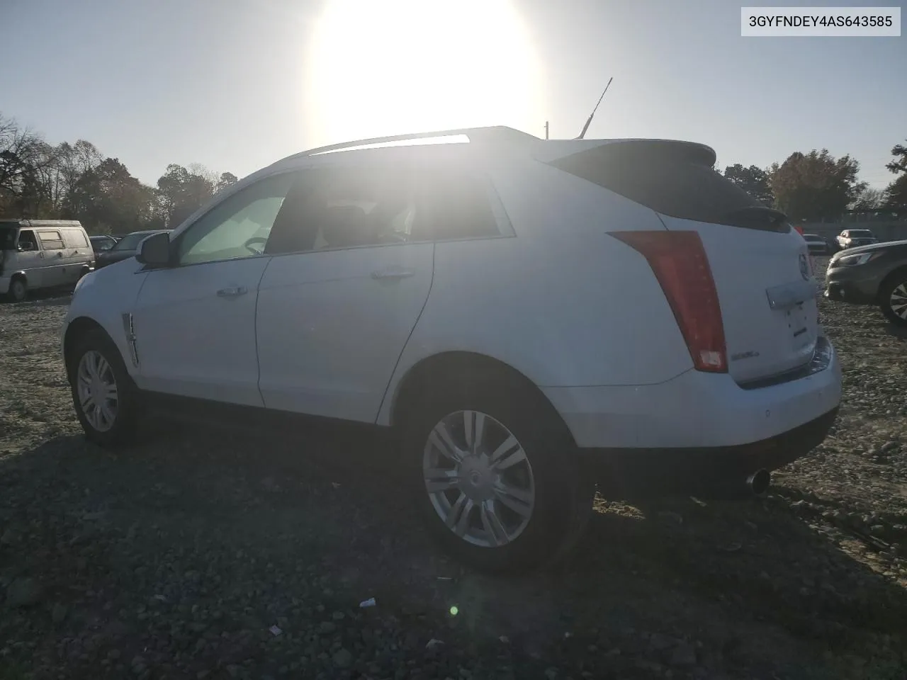 2010 Cadillac Srx Luxury Collection VIN: 3GYFNDEY4AS643585 Lot: 78391084