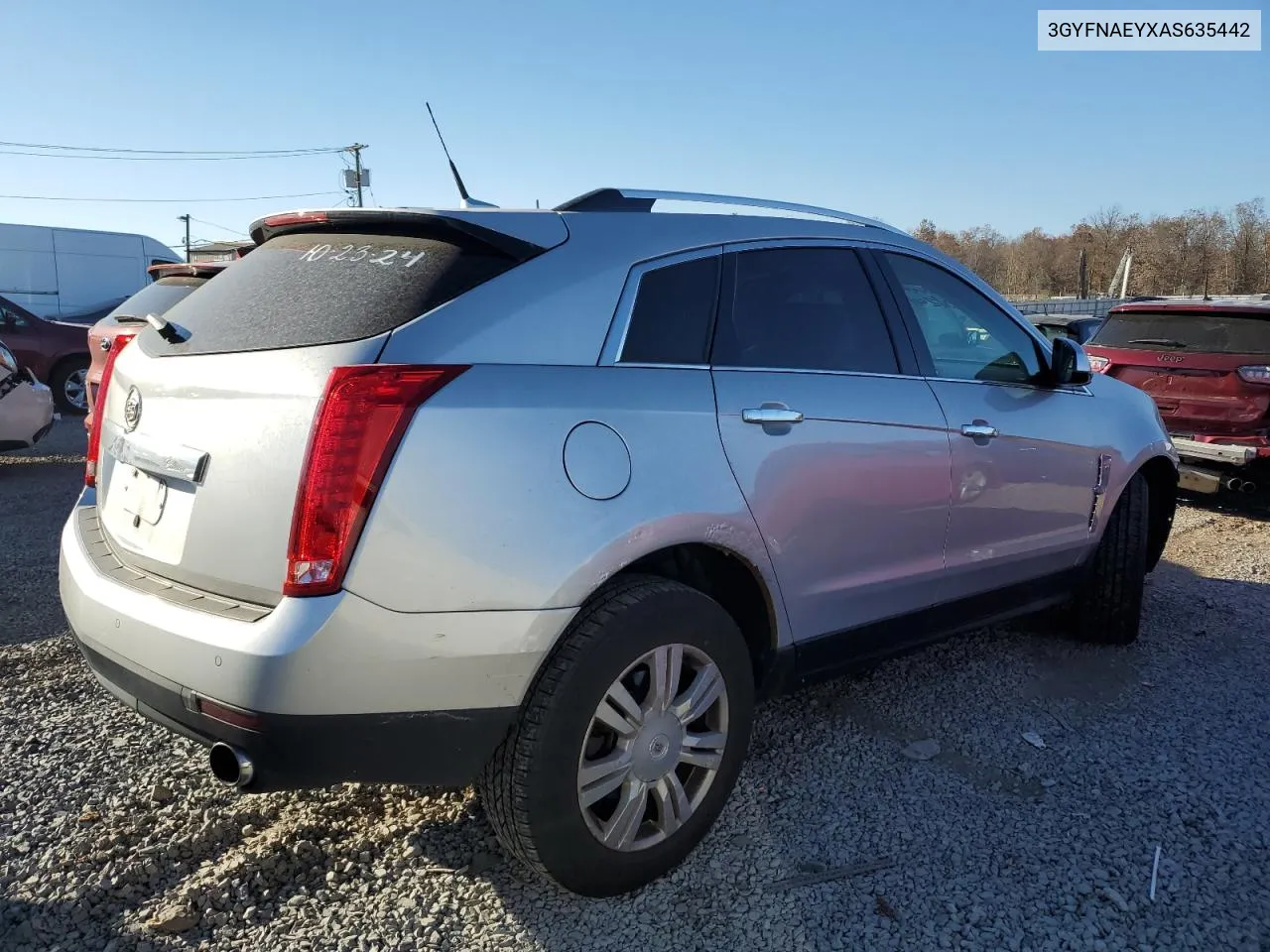 2010 Cadillac Srx Luxury Collection VIN: 3GYFNAEYXAS635442 Lot: 78853824