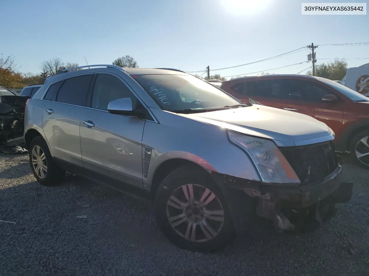 2010 Cadillac Srx Luxury Collection VIN: 3GYFNAEYXAS635442 Lot: 78853824