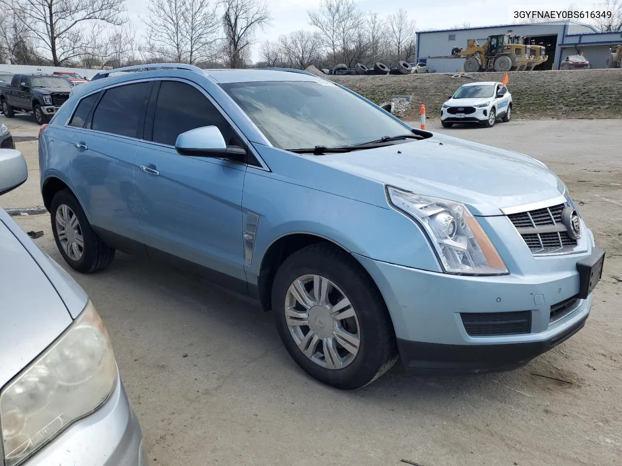 3GYFNAEY0BS616349 2011 Cadillac Srx Luxury Collection