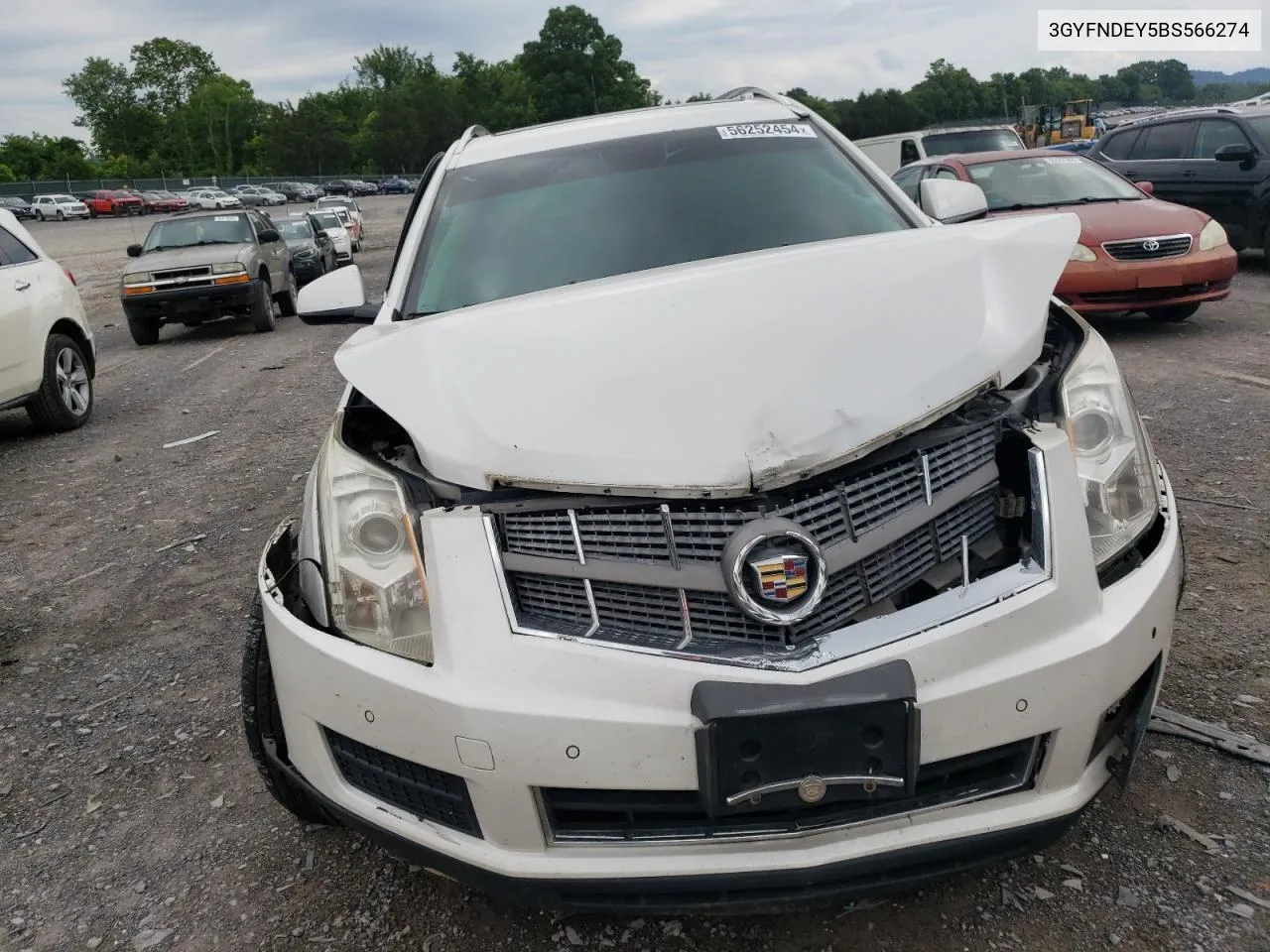 2011 Cadillac Srx Luxury Collection VIN: 3GYFNDEY5BS566274 Lot: 56252454