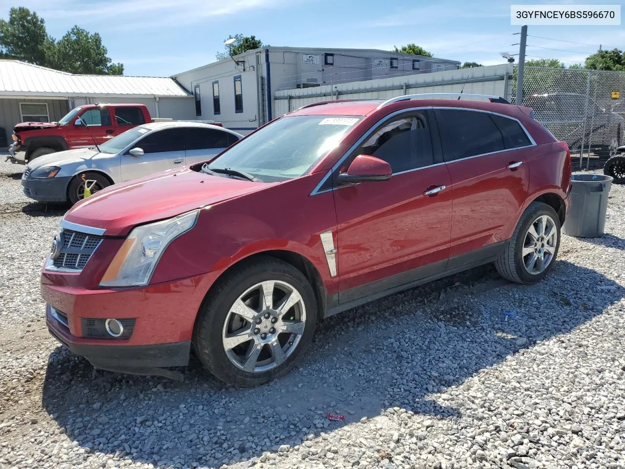 2011 Cadillac Srx Premium Collection VIN: 3GYFNCEY6BS596670 Lot: 57334164