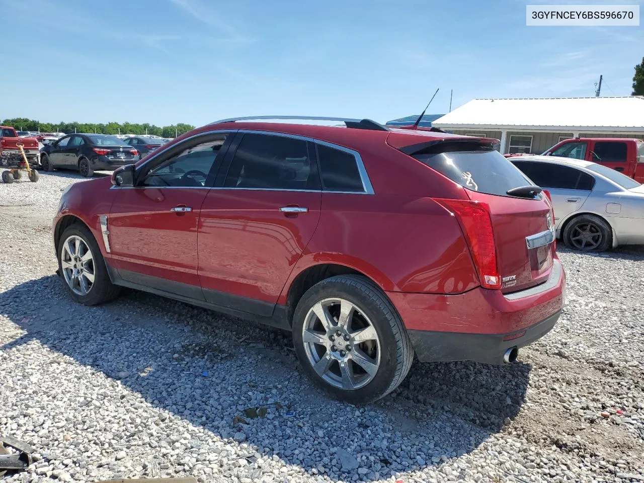 2011 Cadillac Srx Premium Collection VIN: 3GYFNCEY6BS596670 Lot: 57334164