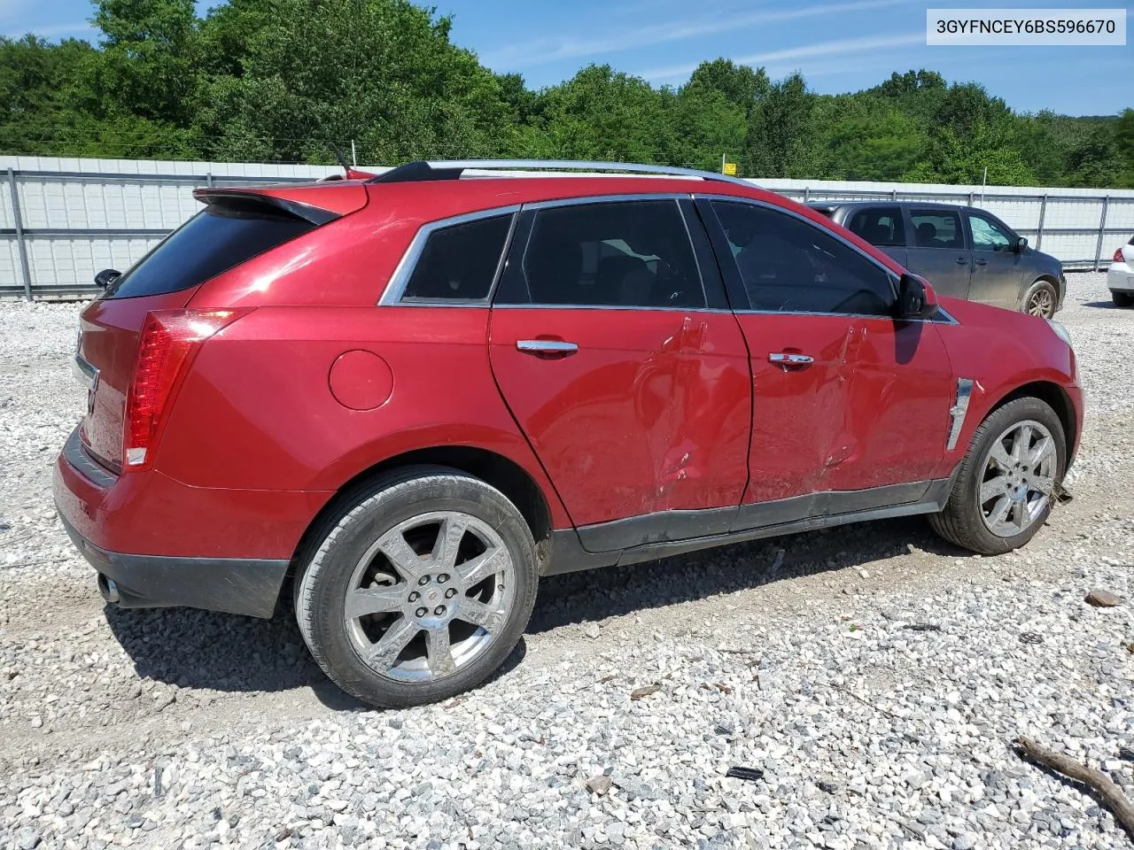 2011 Cadillac Srx Premium Collection VIN: 3GYFNCEY6BS596670 Lot: 57334164