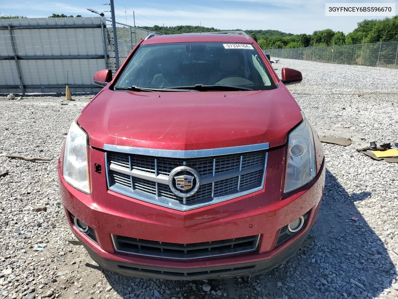 3GYFNCEY6BS596670 2011 Cadillac Srx Premium Collection