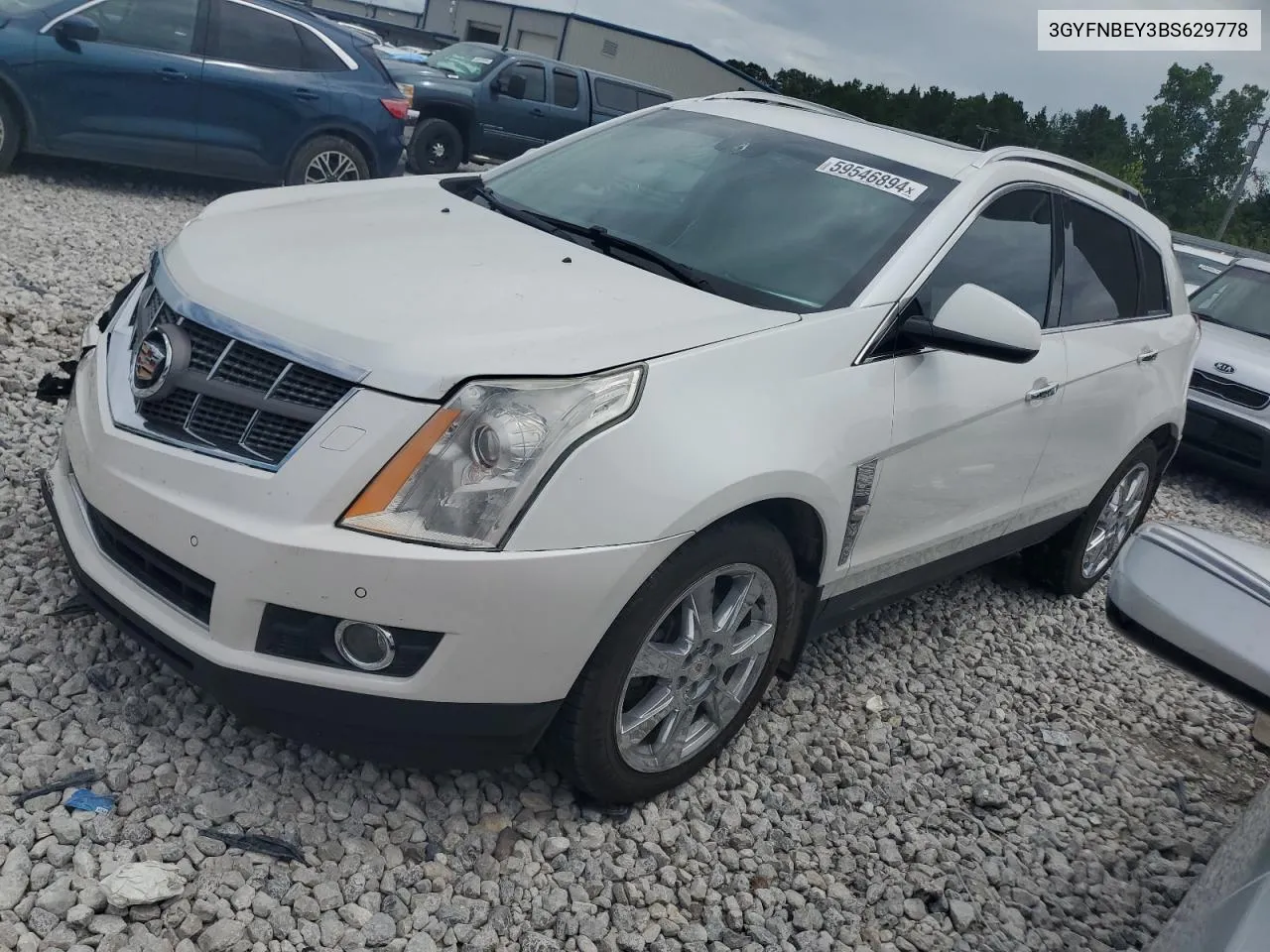 2011 Cadillac Srx Performance Collection VIN: 3GYFNBEY3BS629778 Lot: 59546894