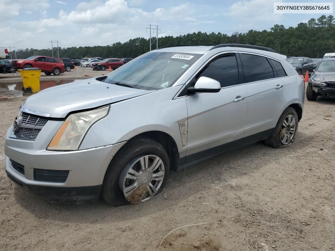 2011 Cadillac Srx VIN: 3GYFNGEY3BS676645 Lot: 61930904