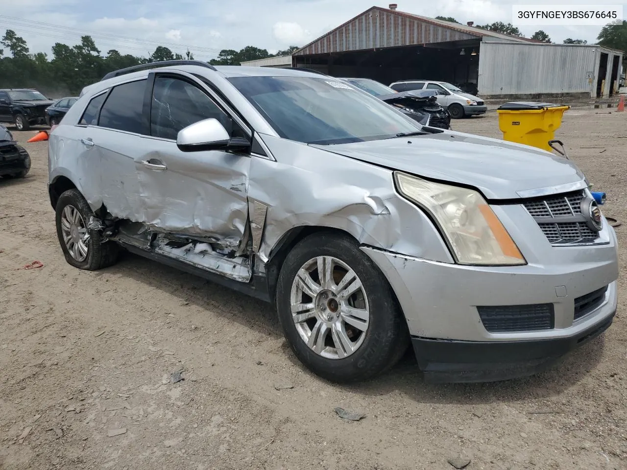 2011 Cadillac Srx VIN: 3GYFNGEY3BS676645 Lot: 61930904