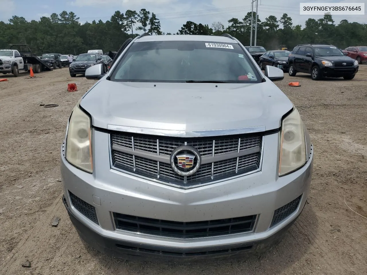 2011 Cadillac Srx VIN: 3GYFNGEY3BS676645 Lot: 61930904