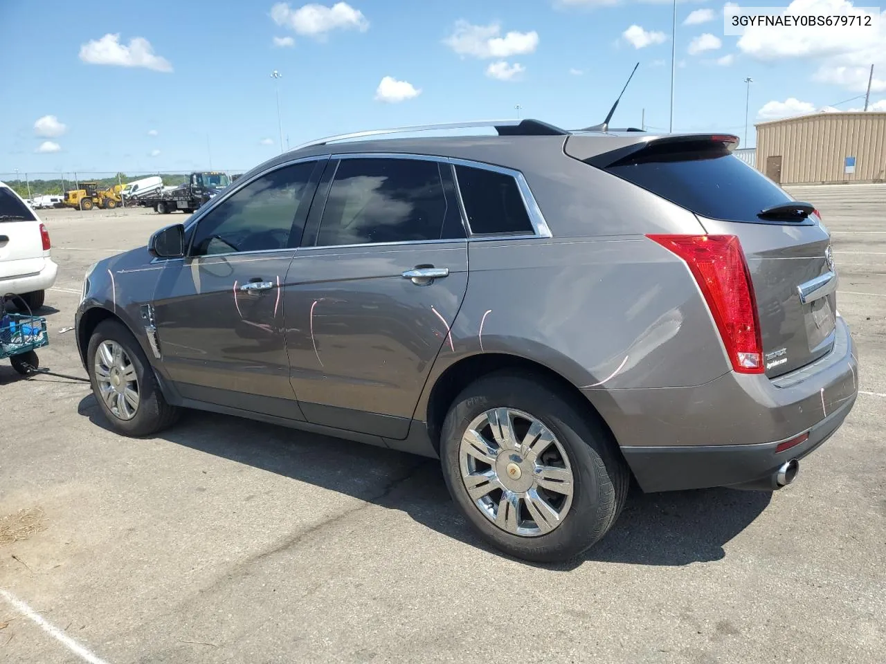 2011 Cadillac Srx Luxury Collection VIN: 3GYFNAEY0BS679712 Lot: 62919664