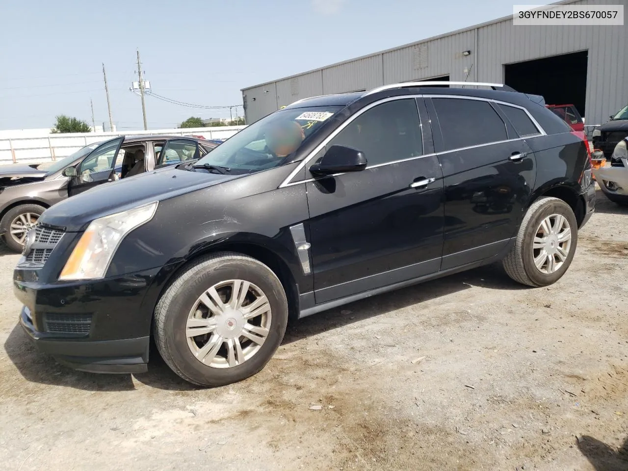 3GYFNDEY2BS670057 2011 Cadillac Srx Luxury Collection