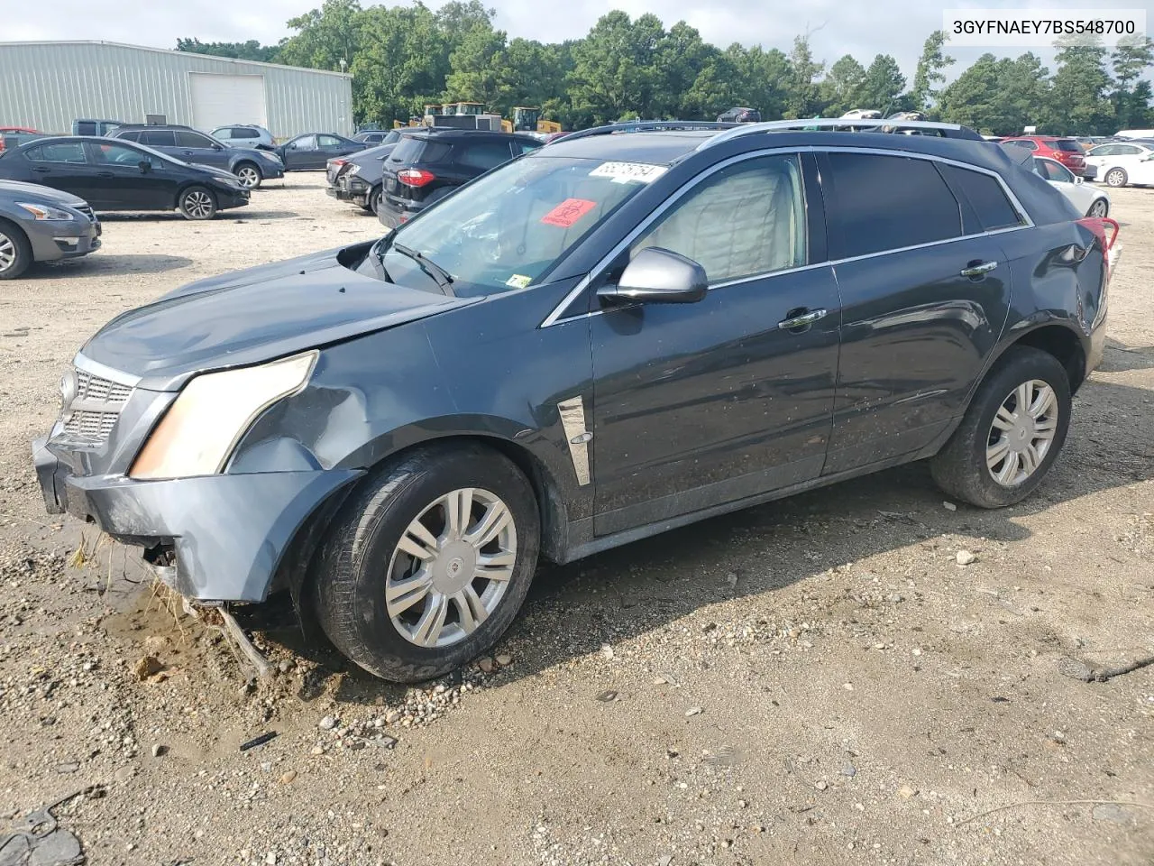 2011 Cadillac Srx Luxury Collection VIN: 3GYFNAEY7BS548700 Lot: 65275754