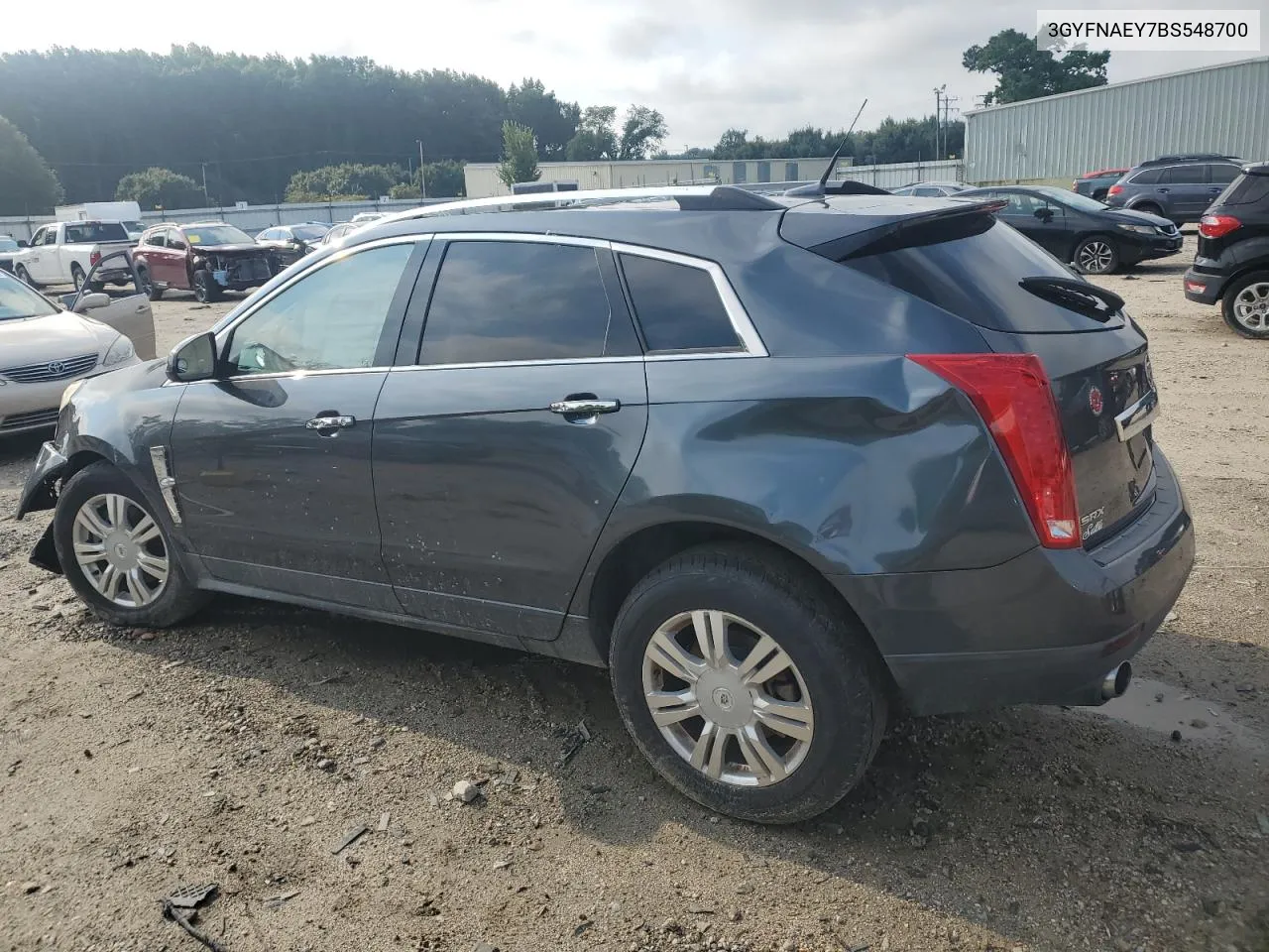 2011 Cadillac Srx Luxury Collection VIN: 3GYFNAEY7BS548700 Lot: 65275754