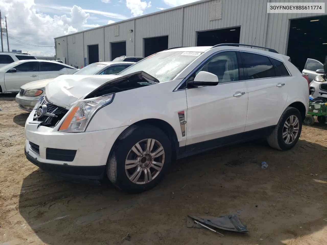 2011 Cadillac Srx VIN: 3GYFNGEY8BS611774 Lot: 65789123